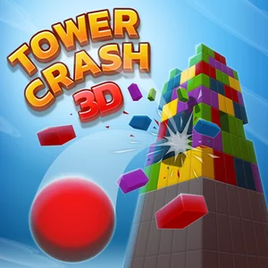 Smash Colorful Towers in Crash the Tower Game