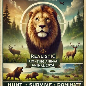 Rule the Savannah - Realistic Lion Hunting Animal 2024