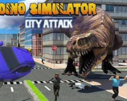 Dino Simulator City Attack